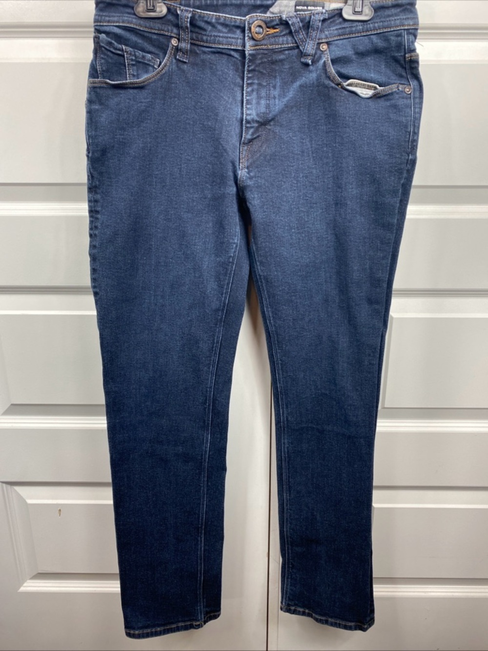 Volcom Nova Solver Straight Jeans Blue Denim 32x30 Men’s Dark Wash Skater